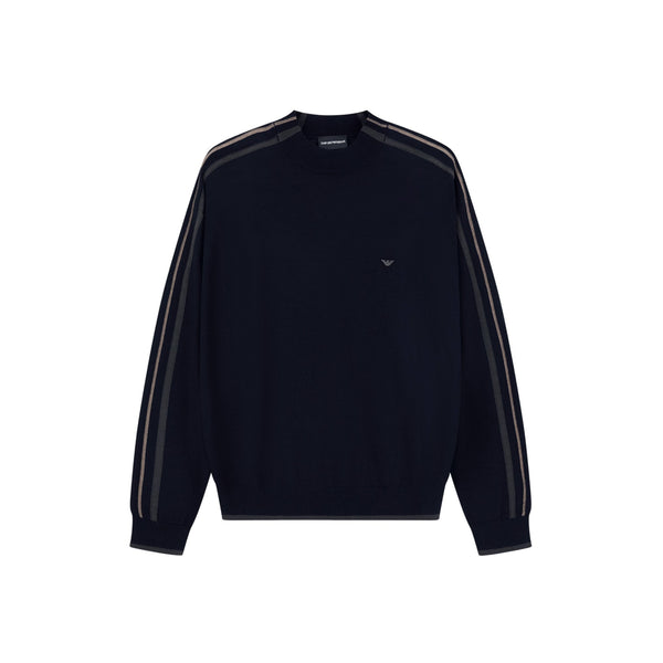 Emporio Armani Pullover Maglia Uomo intarsio jacquard S A25 - EMPORIO ARMANIEM002423AF14199 - FB070 - S - Francavilla Moda