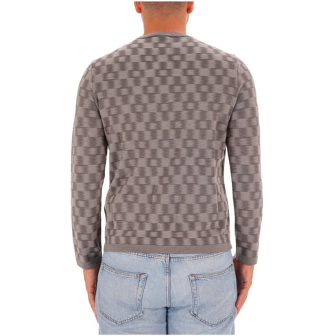Emporio Armani Pullover Maglia Uomo motivo geometrico S - Francavilla Moda