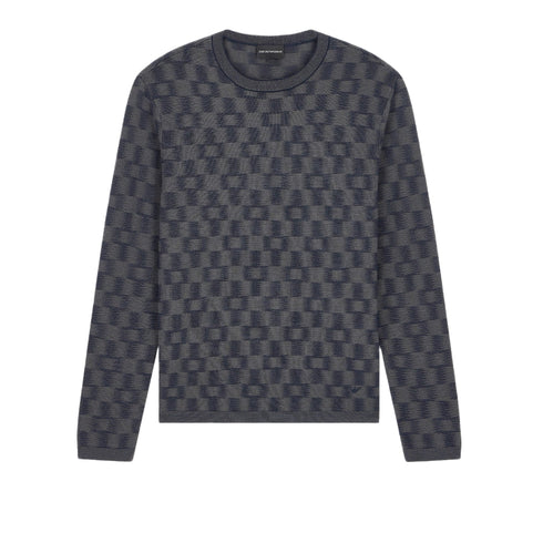 Emporio Armani Pullover Maglia Uomo motivo geometrico M A26-EMPORIO ARMANIEM006276AF29848-FB004-M - Francavilla Moda