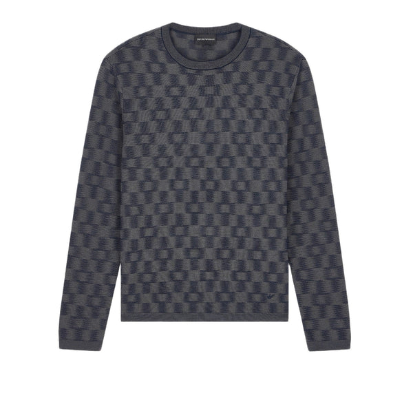 Emporio Armani Pullover Maglia Uomo motivo geometrico M A26-EMPORIO ARMANIEM006276AF29848-FB004-M - Francavilla Moda