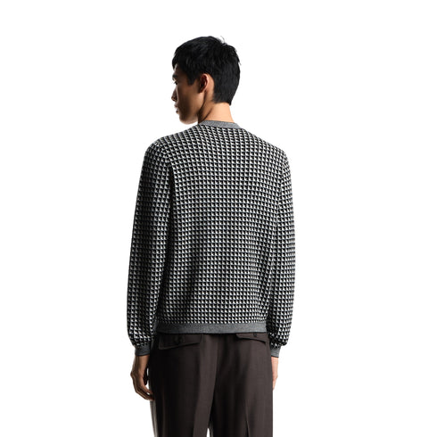 Emporio Armani Maglia Maglia Uomo motivo jacquard S A25 - EMPORIO ARMANIEM001989AF14199 - FC043 - S - Francavilla Moda