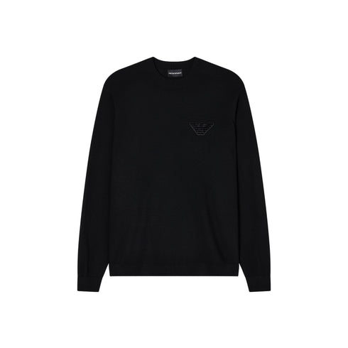 Emporio Armani Maglia Maglia Uomo rasata con maxi patch S A25 - EMPORIO ARMANIEM002419AF14158 - UC001 - S - Francavilla Moda