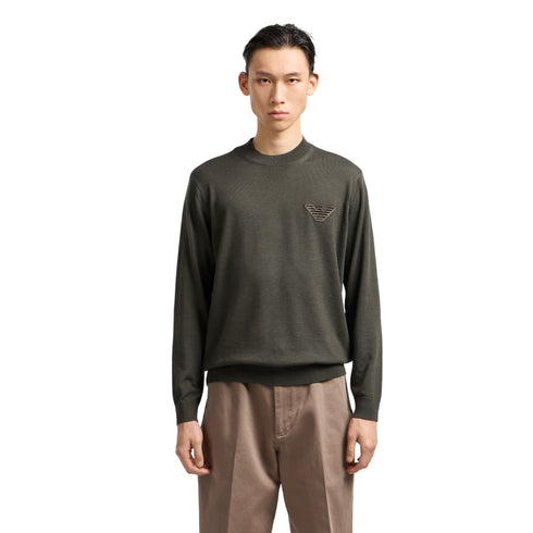 Emporio Armani Maglia Maglia Uomo rasata con maxi patch S A25 - EMPORIO ARMANIEM002419AF14158 - U8120 - S - Francavilla Moda