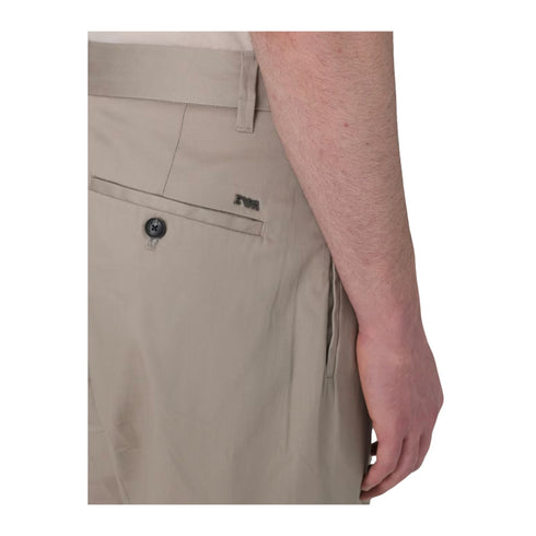 Emporio Armani Pantaloni Pantalone Uomo gamba ampia Beige - Francavilla Moda
