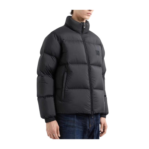 Emporio Armani Piumino corto Piumino Uomo con applicazione logo Nero A24 - EMPORIO ARMANI6D1BF61NQTZ - 0999 - 48 - Francavilla Moda