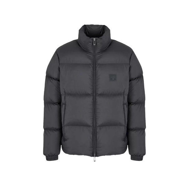 Emporio Armani Piumino corto Piumino Uomo con applicazione logo Nero A24 - EMPORIO ARMANI6D1BF61NQTZ - 0999 - 48 - Francavilla Moda