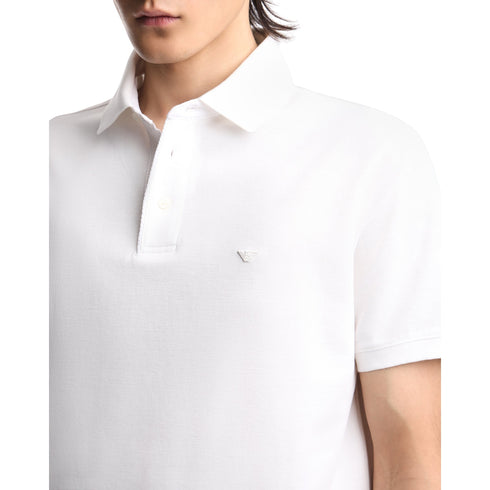 Emporio Armani Polo mm Polo uomo in piqué regular fit S P26-EMPORIO ARMANIEM005251AF10497-U8049-S - Francavilla Moda