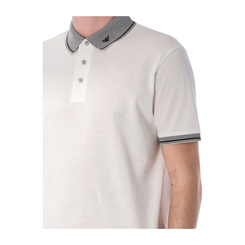 Emporio Armani Polo Polo Uomo Millerighe in cotone M - Francavilla Moda