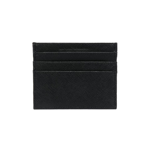 Emporio Armani Portacarte Portacarte Uomo motivo saffiano Nero - Francavilla Moda