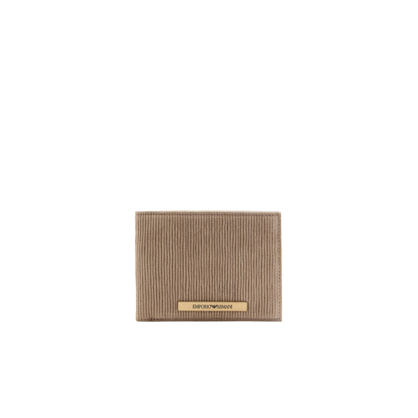 Emporio Armani Portafoglio Portafoglio Uomo bifold in suede UNI - Francavilla Moda