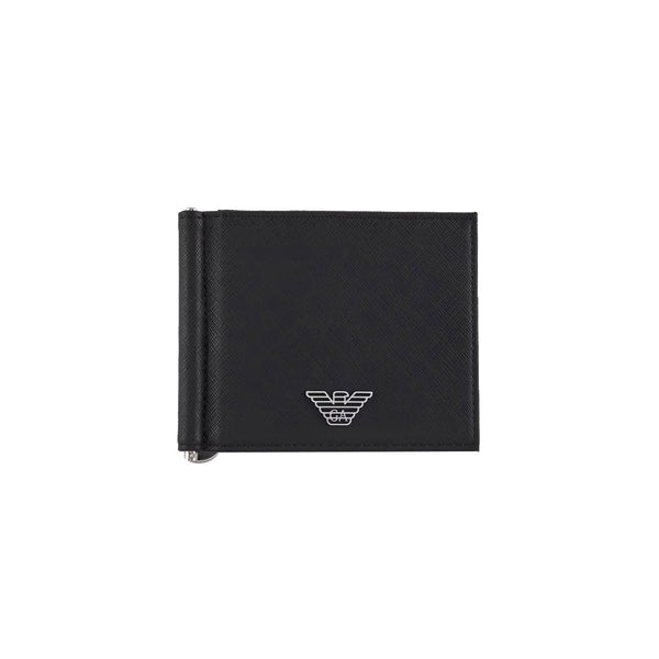 Emporio Armani Portafogli Portafoglio Uomo clip per banconote Nero - Francavilla Moda
