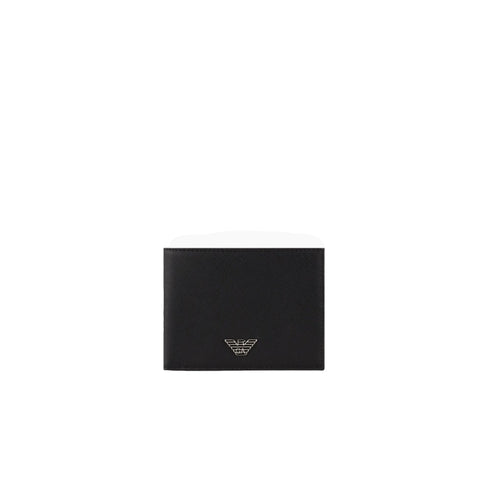 Emporio Armani Portafoglio Portafoglio Uomo in pelle con logo applicato UNI - Francavilla Moda