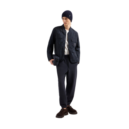 EMPORIO ARMANI Washbag POUCH IN NYLON JACQUARD LOGO LETTERING ALL OVER UNI - Francavilla Moda