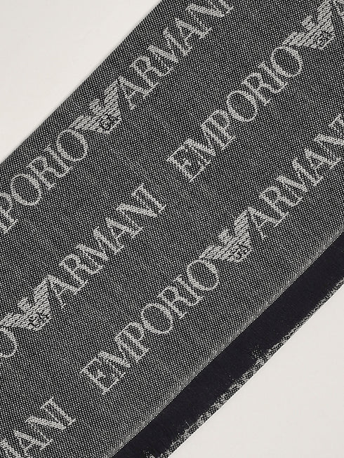 Emporio Armani Sciarpa Sciarpa con logo lettering jacquard UNI A25-EMPORIO ARMANI625060CC786-00635-UNI - Francavilla Moda