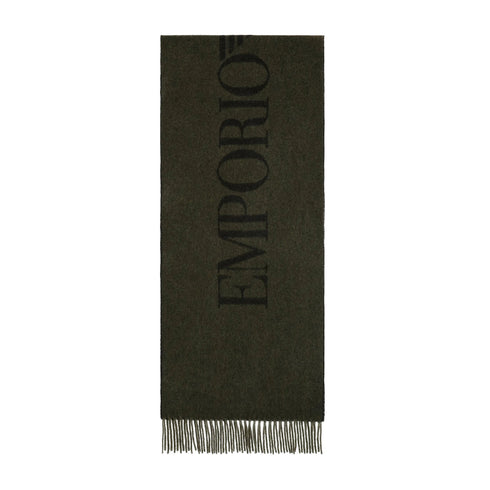 Emporio Armani Sciarpa Sciarpa Uomo bicolore con logo Grigio A24 - EMPORIO ARMANI6250723F364 - 00743 - UNI - Francavilla Moda