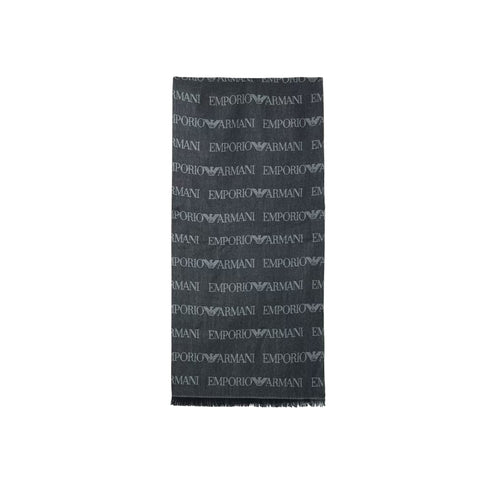 Emporio Armani Sciarpa Sciarpa Uomo multi logo in lana UNI A25 - EMPORIO ARMANIEM004238AF21541 - FB018 - UNI - Francavilla Moda