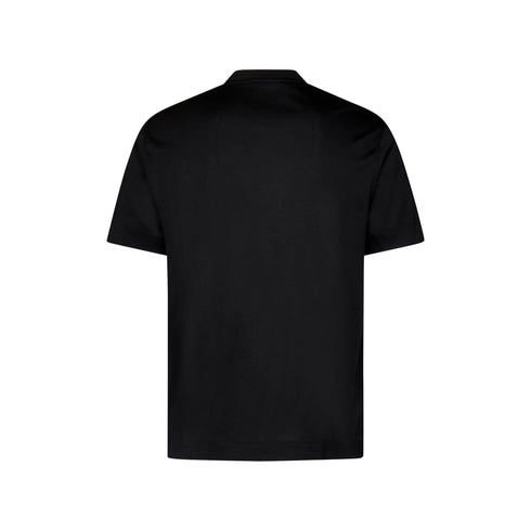 Emporio Armani T-shirt T-shirt Uomo con logo sul petto su tono Nero - Francavilla Moda