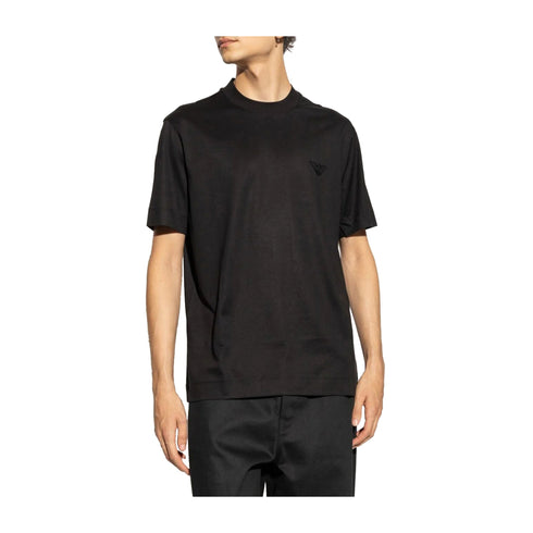 Emporio Armani T-shirt T-shirt Uomo con logo sul petto su tono Nero - Francavilla Moda