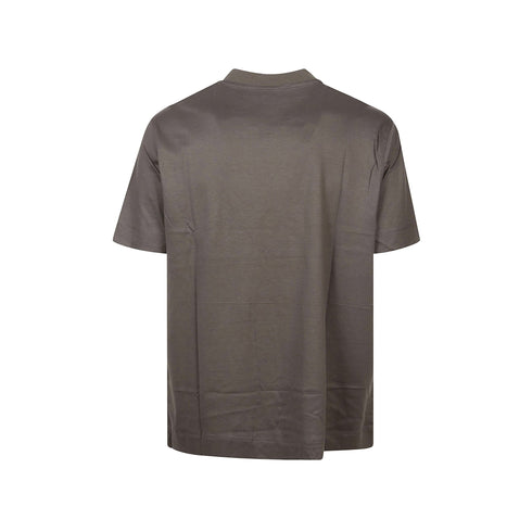 Emporio Armani T-shirt T-shirt Uomo con logo sul petto su tono Fango A24 - EMPORIO ARMANI6D1TR31JOSZ - 0661 - L - Francavilla Moda