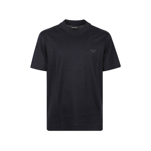 Emporio Armani T-shirt T-shirt Uomo con logo sul petto su tono Blu A24 - EMPORIO ARMANI6D1TR31JOSZ - 0950 - L - Francavilla Moda