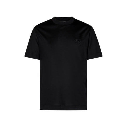 Emporio Armani T-shirt T-shirt Uomo con logo sul petto su tono Nero - Francavilla Moda