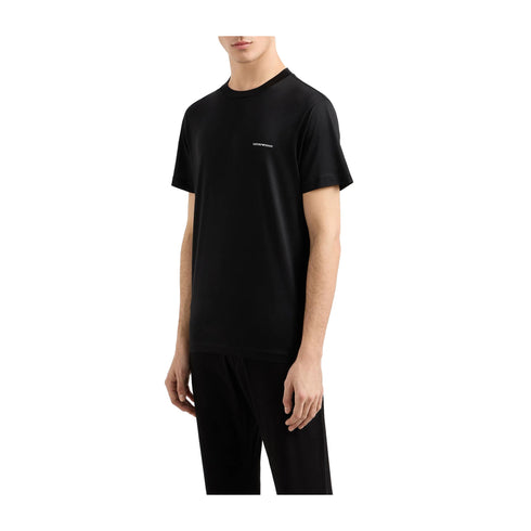 Emporio Armani T-shirt T-shirt Uomo con scritta piccola Nero A24 - EMPORIO ARMANI8N1TD81JUVZ - 0999 - L - Francavilla Moda