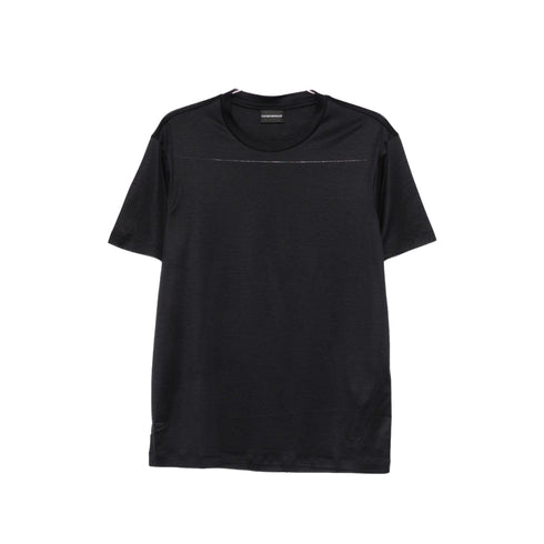 Emporio Armani T-Shirt T-shirt Uomo in cotone con micrologo S P26-EMPORIO ARMANIEM006691AF10017-UB118-S - Francavilla Moda