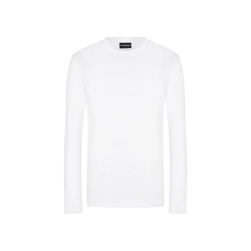 Emporio Armani T-shirt T-shirt Uomo minimal dal fit aderente S A25 - EMPORIO ARMANI8N1TE91JUVZ - 0100 - S - Francavilla Moda