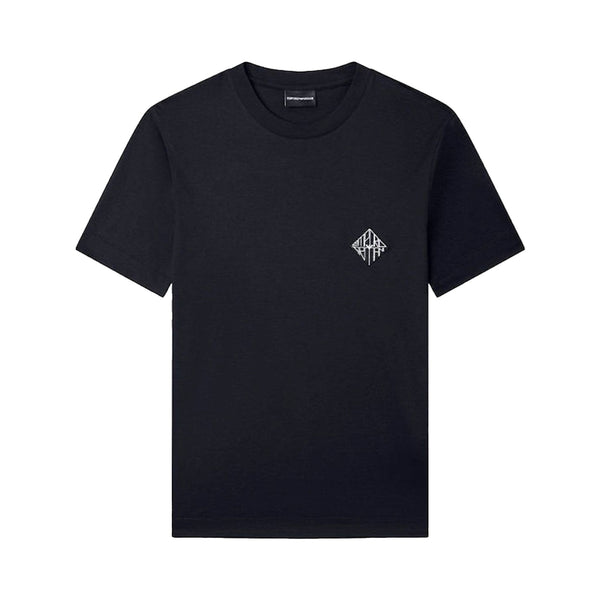 Emporio Armani T-shirt T-shirt Uomo Slim fit con patch logo S - Francavilla Moda