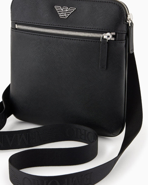 Emporio Armani Borsa a spalla Tracolla Uomo in nylon con zip frontale UNI - Francavilla Moda