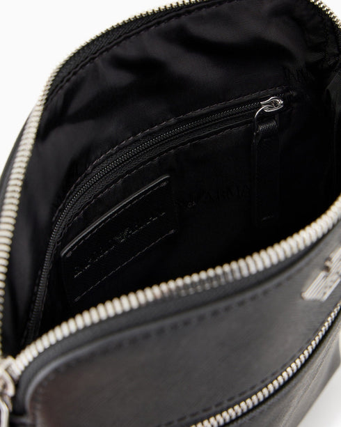 Emporio Armani Borsa a spalla Tracolla Uomo in nylon con zip frontale UNI - Francavilla Moda