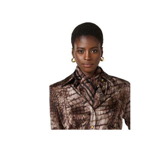 Pashmina Donna con stampa coccodrillo