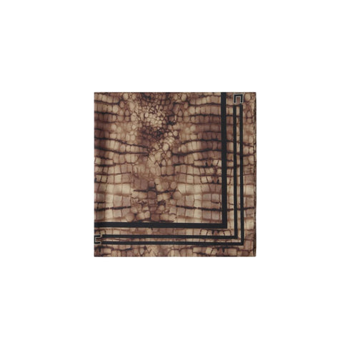 Pashmina Donna con stampa coccodrillo