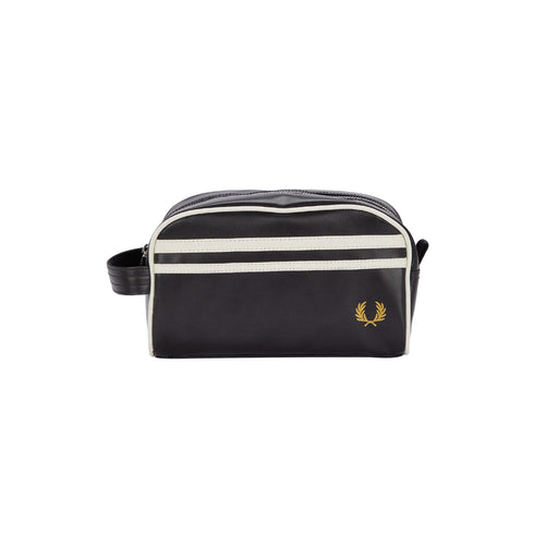 Fred Perry Trousse Beauty Case Uomo Coated Poly Nero - Francavilla Moda