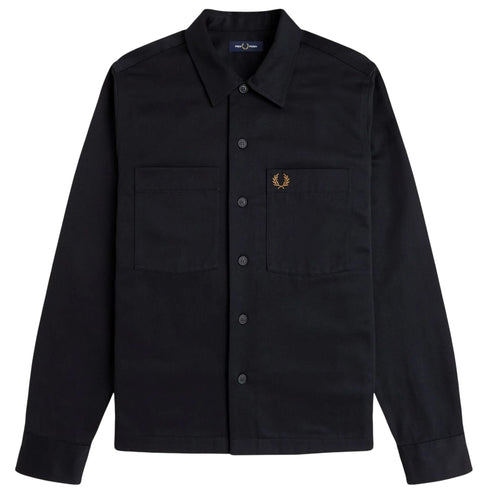 Fred Perry Camicie Camicia uomo in twill con taschino S - Francavilla Moda