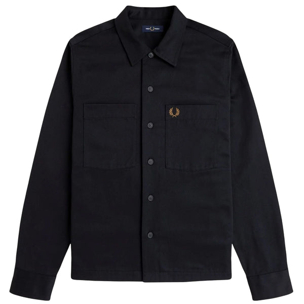 Fred Perry Camicie Camicia uomo in twill con taschino S - Francavilla Moda
