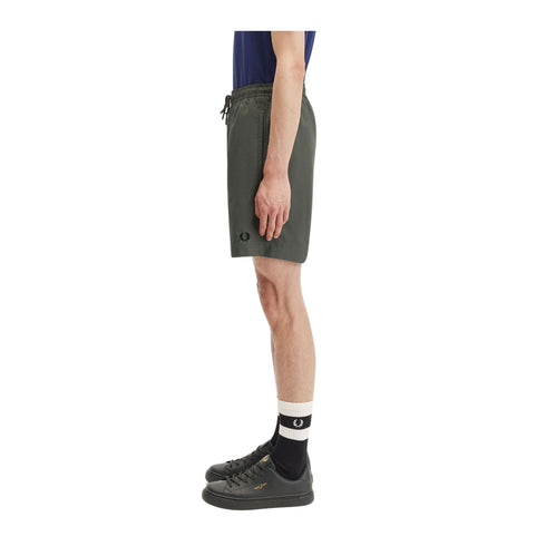 Fred Perry Costume Costume Uomo con logo ricamato Verde - Francavilla Moda