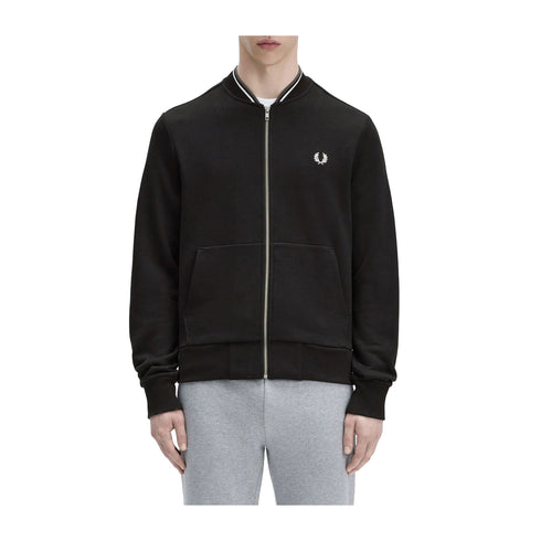 Fred Perry Felpa con zip Felpa Uomo bomber collo college M - Francavilla Moda