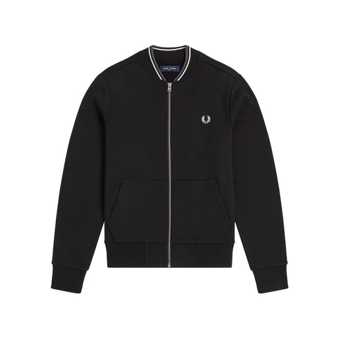 Fred Perry Felpa con zip Felpa Uomo bomber collo college M - Francavilla Moda