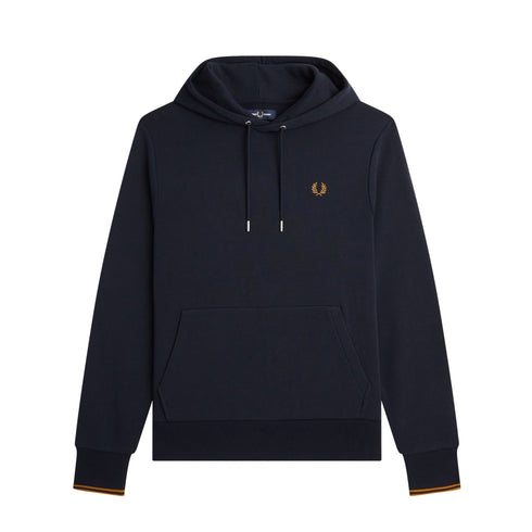 FRED PERRY Felpa con cappuccio Felpa Uomo con a tasca marsupio Blu caramello A24 - FRED PERRYM2643 - R63 - M - Francavilla Moda