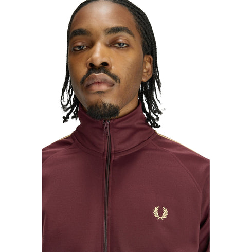Fred Perry Felpa zip Felpa uomo con fettuccia a contrasto M - Francavilla Moda