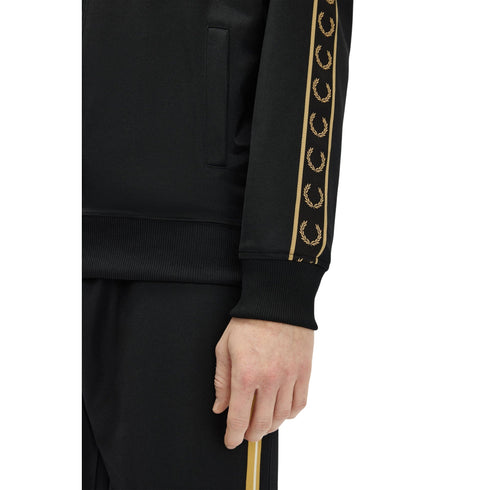 Fred Perry Felpa zip Felpa uomo con fettuccia a contrasto M P26-FRED PERRYJ5557-90A-M - Francavilla Moda