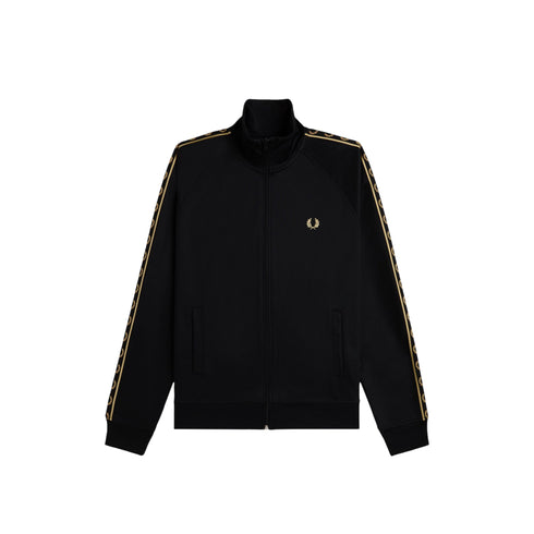 Fred Perry Felpa zip Felpa uomo con fettuccia a contrasto M P26-FRED PERRYJ5557-90A-M - Francavilla Moda