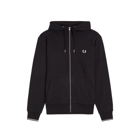 Fred Perry Felpa con zip Felpa Uomo full zip con ricamo logo L - Francavilla Moda