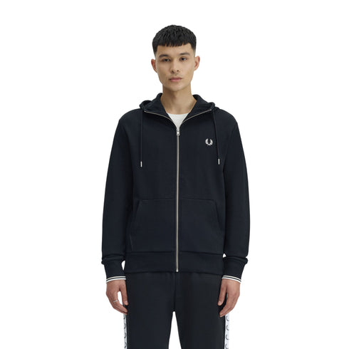 Fred Perry Felpa con zip Felpa Uomo full zip con ricamo logo L - Francavilla Moda