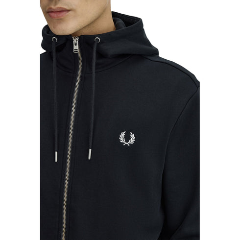 Fred Perry Felpa con zip Felpa Uomo full zip con ricamo logo L - Francavilla Moda