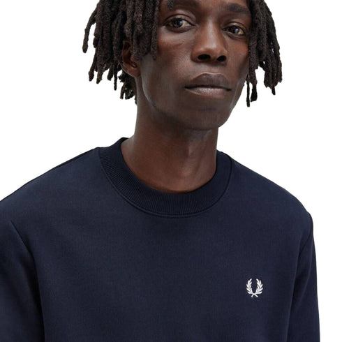 Fred Perry Felpa girocollo Felpa Uomo girocollo doppia riga L A26-FRED PERRYM7535-248-L - Francavilla Moda