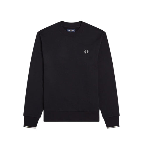 Fred Perry Felpa girocollo Felpa Uomo girocollo riga a contrasto S - Francavilla Moda
