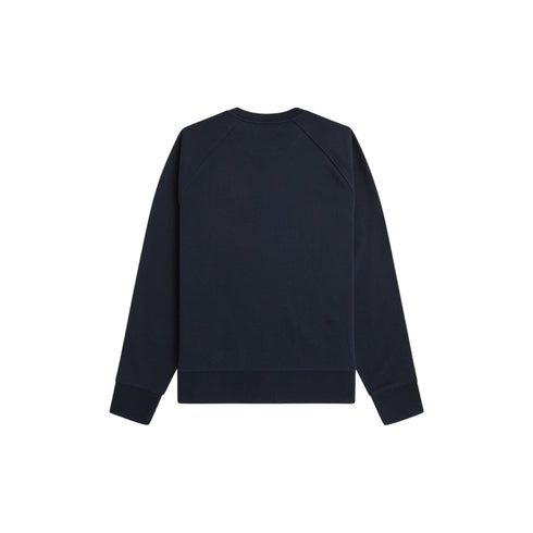 Fred Perry Felpa girocollo Felpa Uomo logo tartan frontale S A26-FRED PERRYM3652-608-S - Francavilla Moda