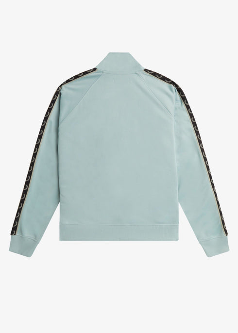 Fred Perry Felpa zip Felpa zip Uomo con fettuccia a contrasto Silver blue P24-FRED PERRYJ5557-W26-M - Francavilla Moda